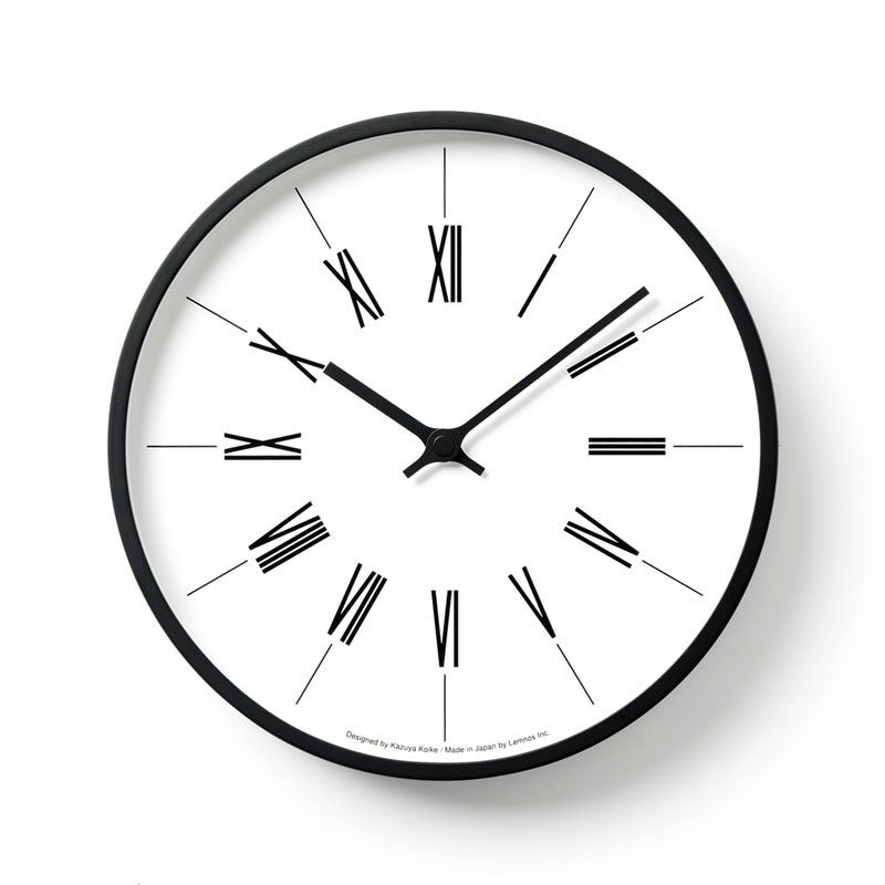 【全品10倍】【クーポン不可】【売れ筋】レムノス Lemnos 時計台の時計 Roman 掛け時計 電波時計 KK13-16B おしゃれ かわいい オシャレ アナログ 壁掛け時計 かけ時計 時計 見やすい 高級 日本製 北欧 モダン 電波 アンティーク レトロ 掛時計 壁掛け 壁掛時計 シン