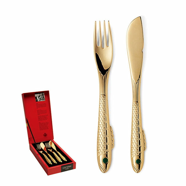 楽天市場 ゲンセ Gense ノーベル フィッシュカトラリーセット フォーク ナイフ ノーベル賞 晩餐会 授賞式 Gns おしゃれ かわいい ゲンセ Gense ノーベル フィッシュカトラリーセット フォーク ナイフ アントデザインストア