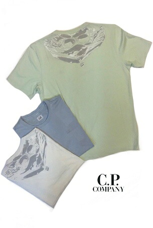 C.P.COMPANY Jersey 30/1 Goggle Hood Print T-shirt(2col.)08CMTS225A◆送料無料◆