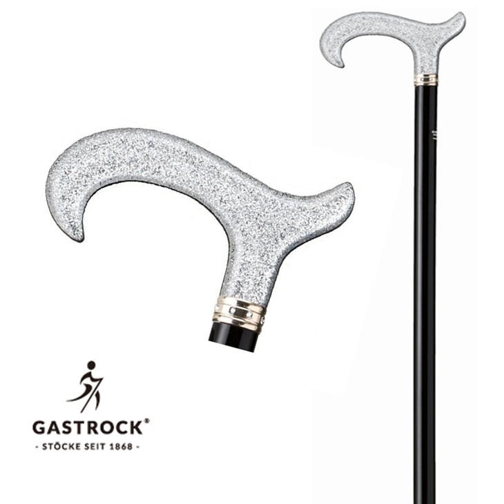 ドイツ製 1本杖 ガストロック Gastrock GA-72 GA72 シルバーラメ ステッキ 一本杖 紳士 男性用 高級 ※代引き不可 14,504円
