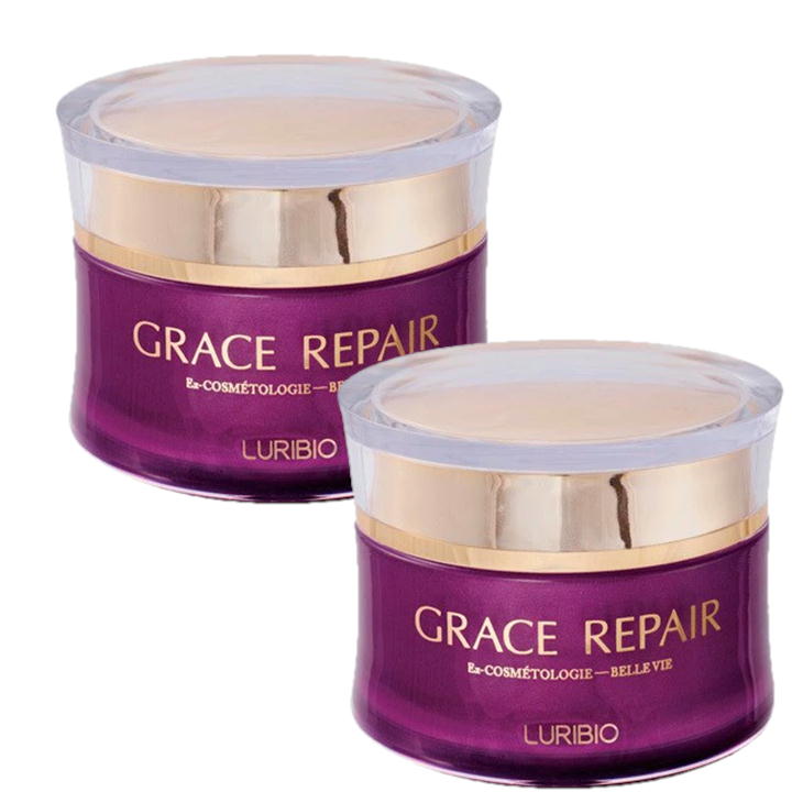 LURIBIO ルリビオ グレイスリペア 52g×2個セット GRACE REPAIR 30周年特別高保湿クリーム フェイスクリーム グレースリペア ipn|Antel