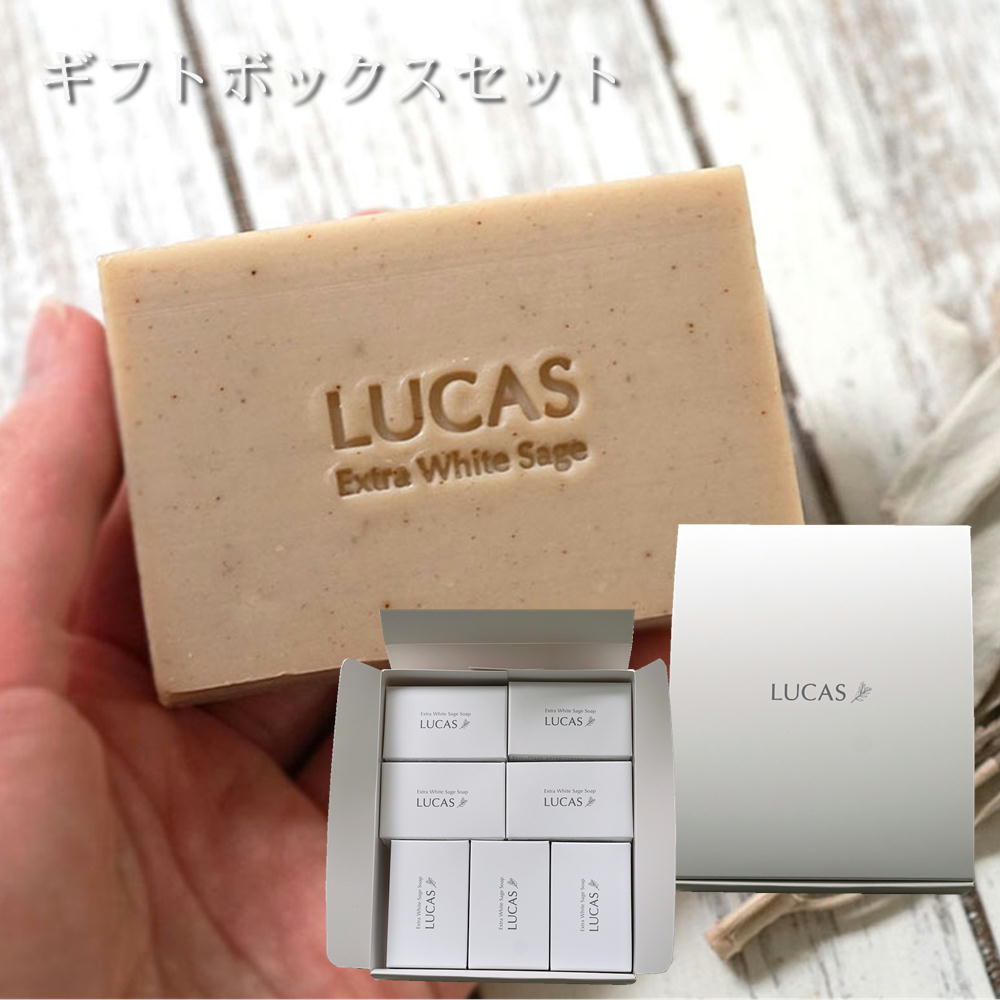 正規販売店 LUCAS ホワイトセージ 全身浄化用 石けん 固形石けん 14個入り ギフトボックス ルカス エクストラホワイトセージ 全身浄化用石けん 10,780円
