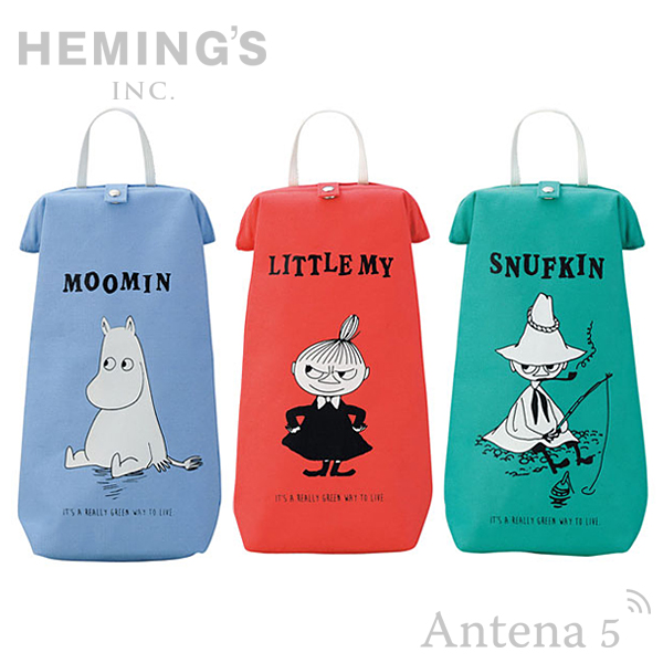 《全5色》HEMING'S TIRER ムーミン ビニール袋収納ケース　【MOOMIN ヘミングス ティレル ゴミ袋 デザイン雑貨 キッチン 台所】