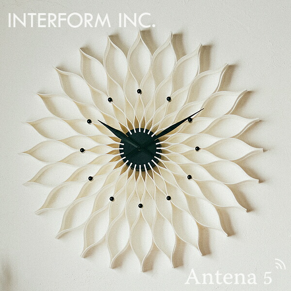 楽天市場】INTERFORM 掛け時計 Manon マノン クロック