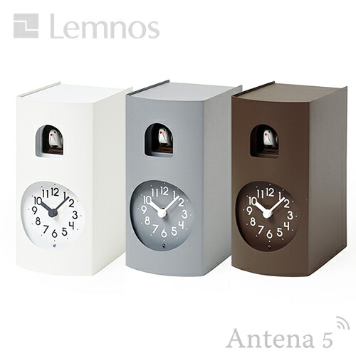 《全3色》Lemnos Bockoo カッコー時計 ブックゥ 【タカタレムノス 掛け時計 壁時計 デザイン雑貨 ハト時計 鳩時計 北欧 置時計 置き時計 lemnos】◇ 母の日