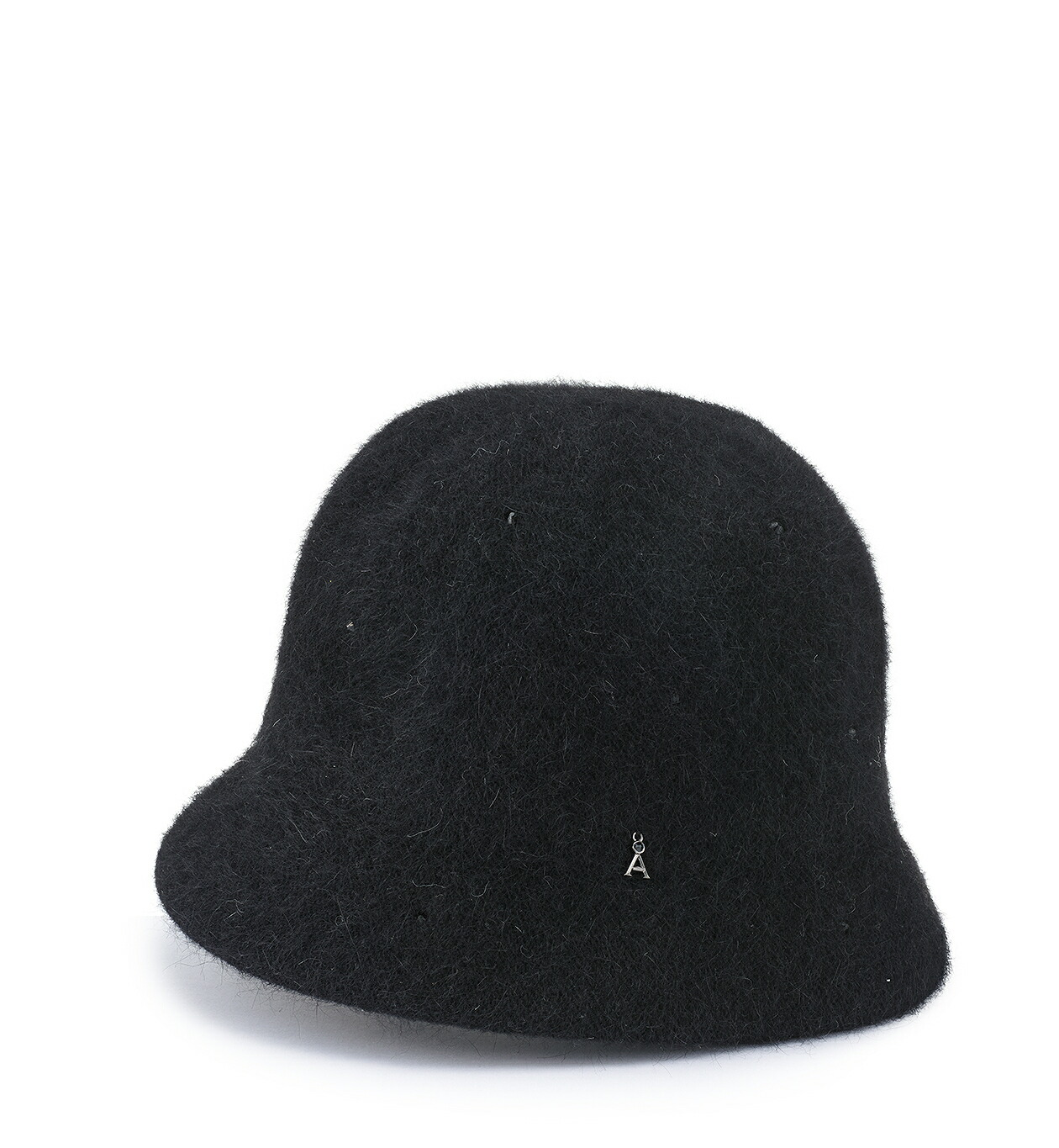 ビジュー付きサーモチューリップハット ブラック