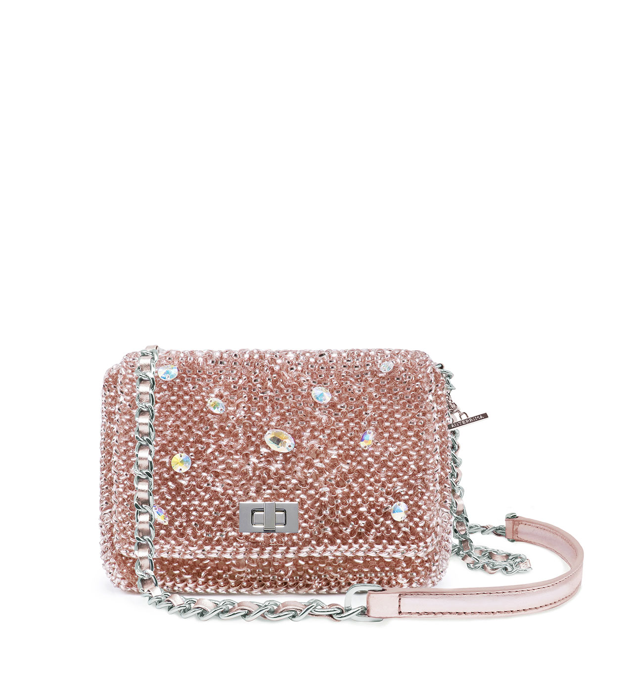 999 コレクション II クリスタル ショルダー スモール ピュアシルバーピンク【オンラインストア先行販売商品】