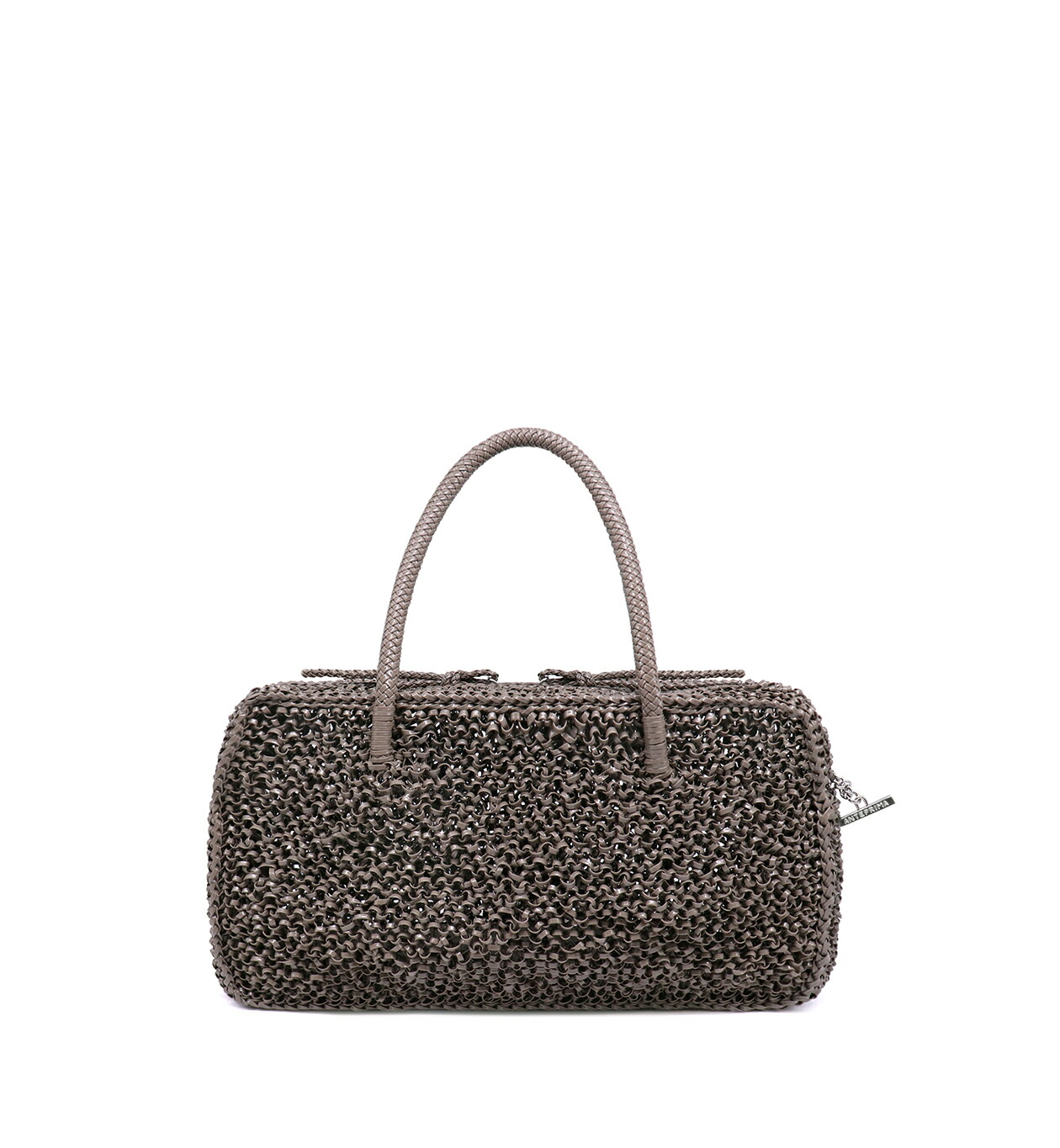 【お値下げ中】チャーム付き　アンテプリマ　ワイヤーバッグ　ブラック お値下げ中】チャーム付き アンテプリマ ワイヤーバッグ