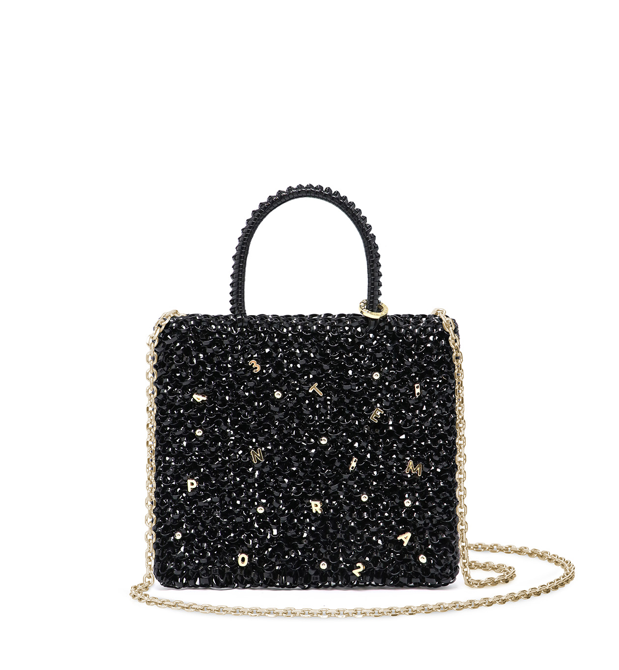 ANTEPRIMA アンテプリマ カーラ cara ブラック ハンドバッグ お手持ちのワイヤーバッグを冬仕様にアップデートできる、万能な