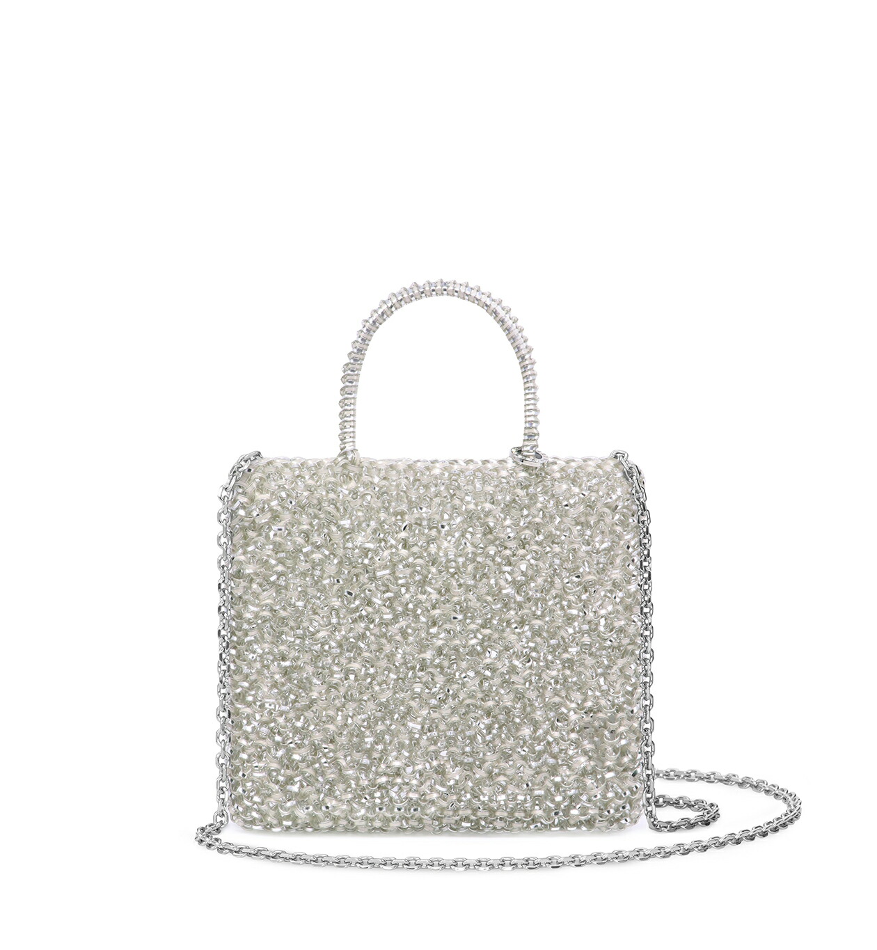 アンテプリマワイヤーバッグミニ 両面スワロフスキービジュー付き アンテプリマワイヤーバッグミニ 両面スワロフスキービジュー付き