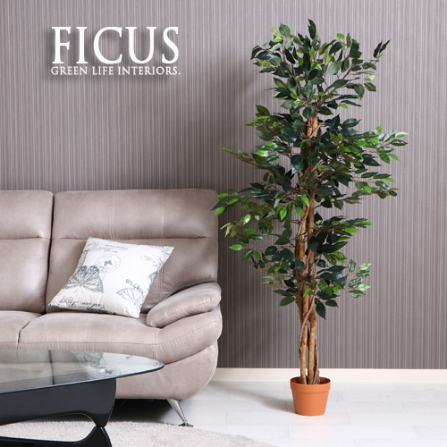 日本の職人技 フェイクグリーン 植物 インテリア 造花 大型 150cm ゴムの木 フィカス Ficus フェイク 観葉植物 送料込 人工 観葉植物 送料無料 プレゼント かわいい おしゃれ おすすめ 本物そっくり 大きい 大きめ リアル 作り物 Fuj Lf 01 Www