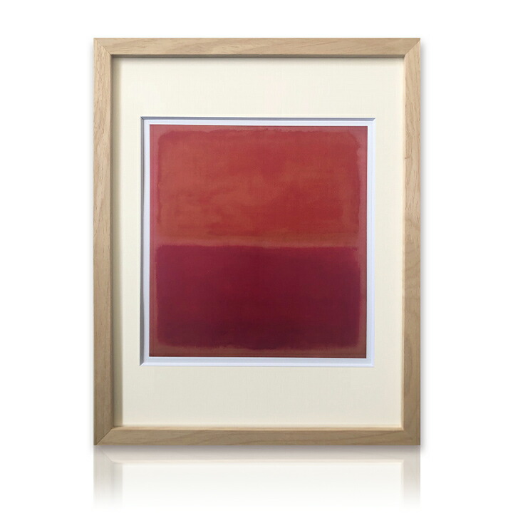 ２つセット　額付　アートパネル　絵画　マークロスコ　水平線　シンプル　韓国アート Amazon.co.jp: マークロスコ アートパネル 2枚セット 飾り絵