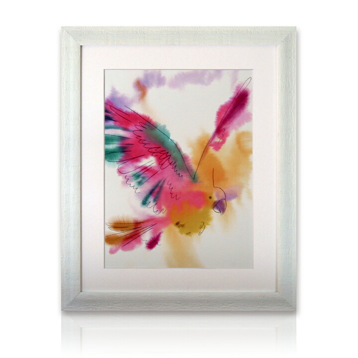 楽天市場】アートフレーム Kristine Hegre Paradise Parrot-Glide
