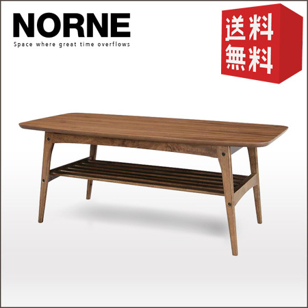 コーヒーテーブル （L） Norne ノルン ｜ 【代引不可】 ローテーブル センターテーブル リビングテーブル 一人暮らし おしゃれ 送料無料 木製テーブル 木製 北欧 ウォールナット レトロ アンティーク spp｜家具通販 Antico（アンティコ）