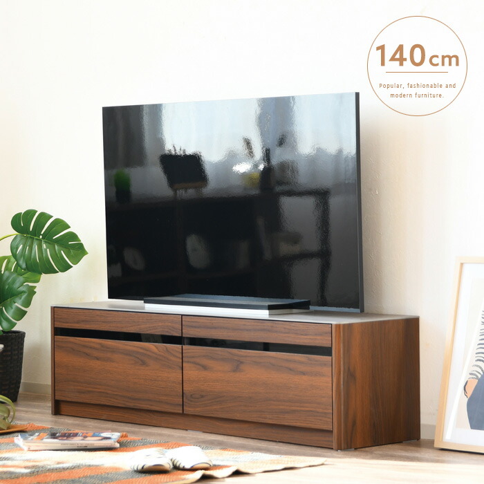 楽天市場】ローボード テレビボード セラミック 天板 140 引出 収納 棚