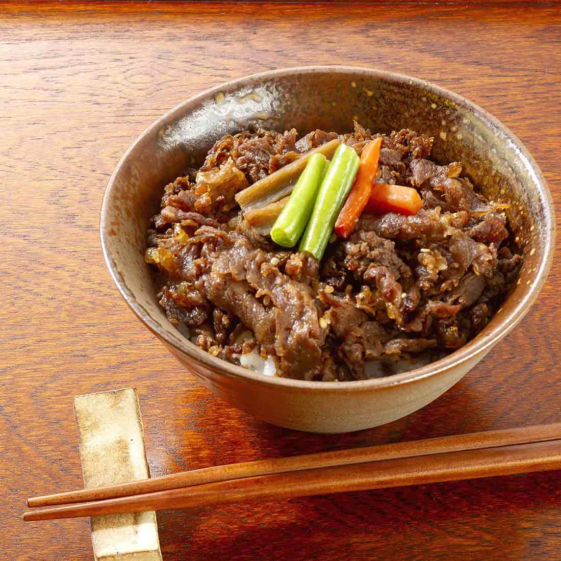 内祝い お祝い 米沢牛黄木 / 【新杵屋×米沢牛黄木】牛肉どまん中 一膳ご飯（山形）（短冊のしのみ対応）｜御歳暮 結婚内祝い 出産内祝い 御祝 御礼 新築内祝い 快気祝い