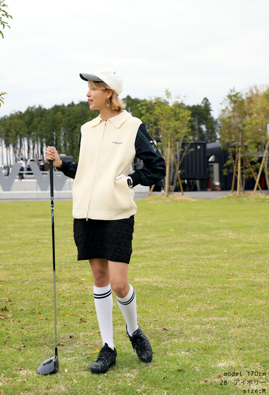 ANTIQUAGOLFニットベストメンズ送料無料・メール便不可【Z】