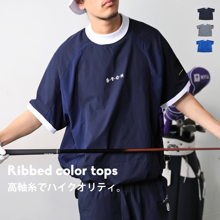 楽天市場】【予約：7月中旬納期】ANTIQUA GOLF×STCH トップス メンズ