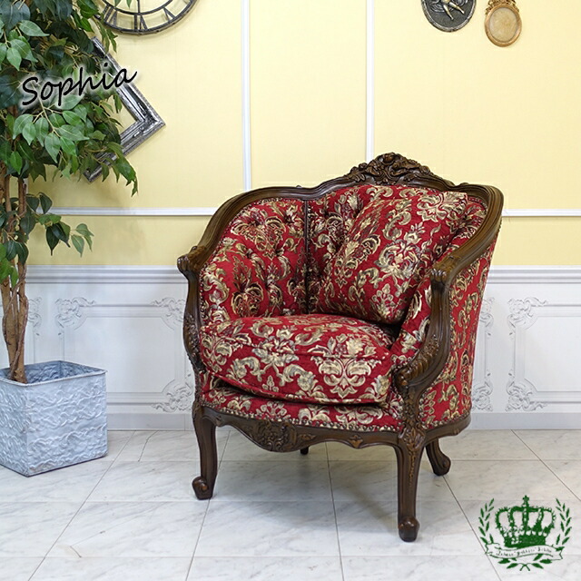 楽天市場】輸入家具 アンティーク ソファ フレンチ ロココ コンパクト