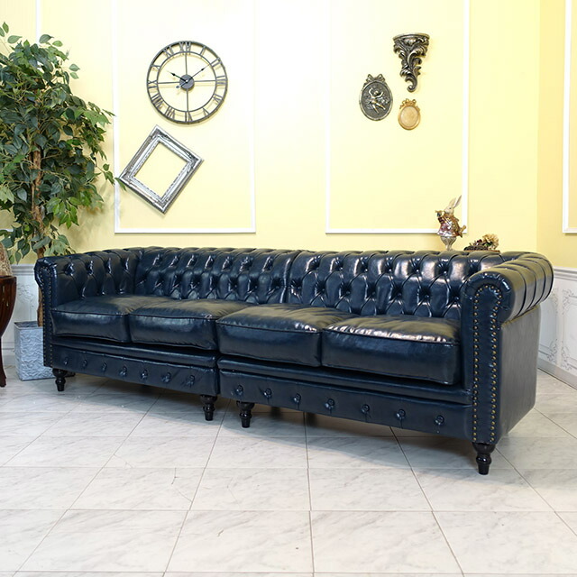 ドッキング 2 3m 4シーター ブルー 美容室 店舗什器 長椅子 ソファ 4p ソファー 英国 アーム ヴィンテージ 226cm アンティーク 店舗什器 ボタンダウン イギリス レトロ ビンテージ ホテル レストラン 受注生産 輸入家具 アンティーク ソファー そふぁ ヴィンセント ソファ
