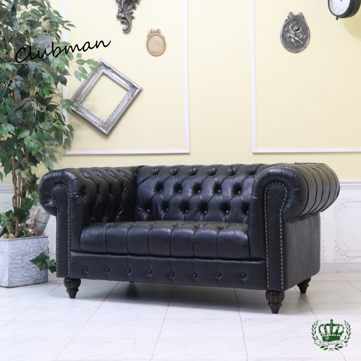 楽天市場】輸入家具 送料無料チェスターフィールド ソファー クラブ