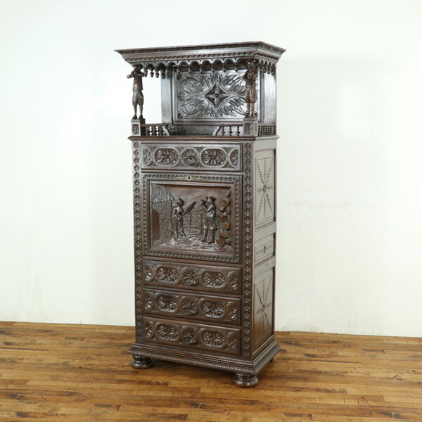 楽天市場】フランス アンティーク ナポレオン シェルフ 4段 オープン