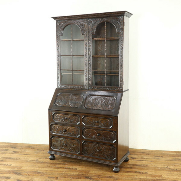 アンティーク 家具 ビューローブックケース 1930年頃 英国製 529A アンティーク 家具 ビューローブックケース 1930年頃 英国製 529A 英国