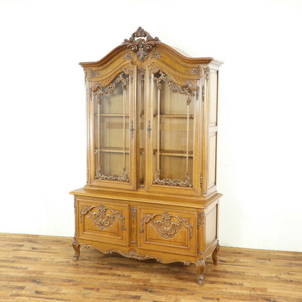 楽天市場】O264 フランスアンティーク ロココ調キャビネット・フレンチ