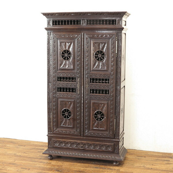 楽天市場】O264 フランスアンティーク ロココ調キャビネット