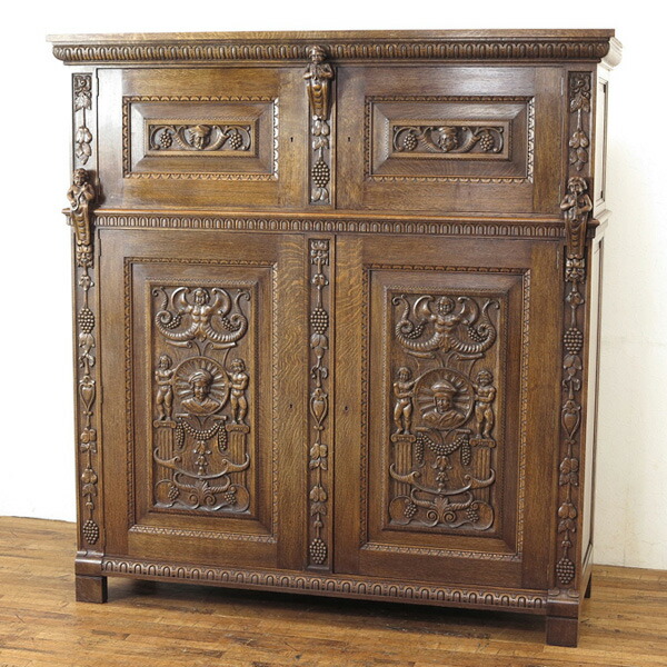 アンティーク調キャビネット☆イタリア製☆輸入品☆可変式【関東圏内