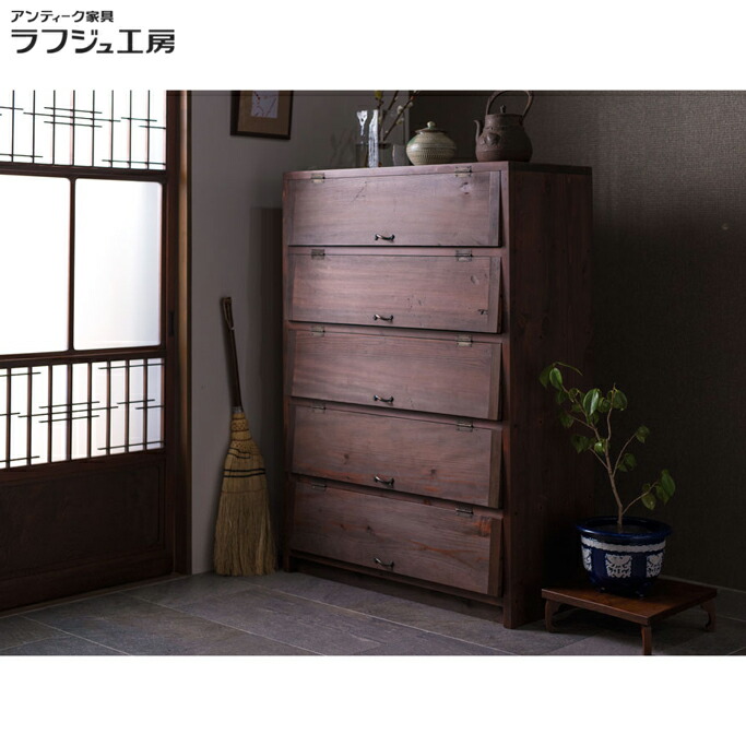 【オーダー注文・受注生産商品】 収納棚 パタパタ扉 古材使用 下駄箱 キャビネット 大正ロマン アンティーク風家具 レトロ 和風 和モダン ナチュラル シンプル リビング ダイニング 収納 和室 オフィス 寝室 玄関 書斎 子供部屋 店舗 カフェ ラフジュ工房 送料無料 r-000006