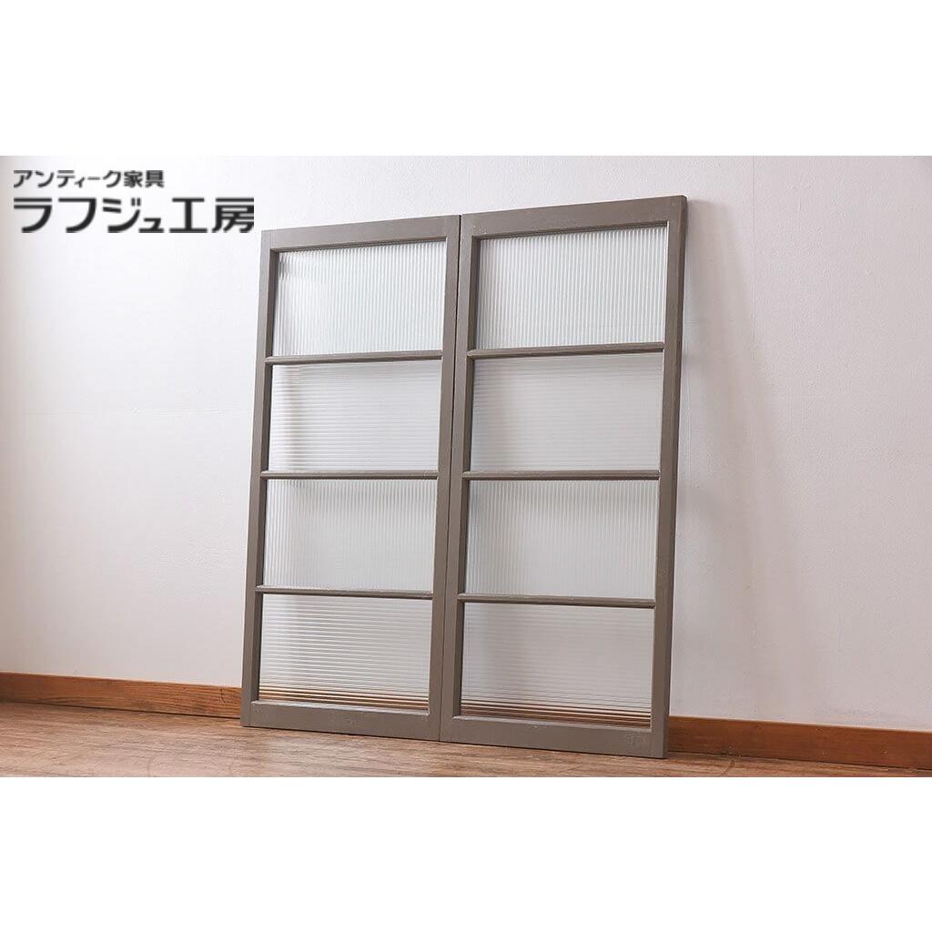 絵の具建具 フィックス窓 2枚仕掛ける シャビーシック ともし火取り はめ殺すこと窓 レトロ ヴィンテージ シャビーシック 自然的 絵の具 カントリー ラフジュ制作室 貨物輸送無料 r-028078