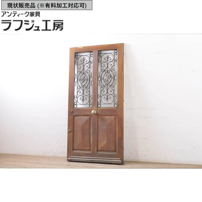 jf01701 仏国*フランスアンティーク*建具 アイアンドア 建材 扉