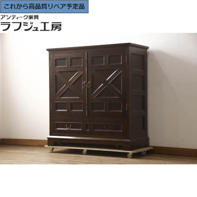 【中古】★事前問合せ至要たる★ 美品 G型和タンス 松本民芸調度品 御召しもの洋服箪笥 用だんす 納める棚 和風 和今めかしい 古典的 民芸調度品 納める 臥し所 バス発着場 喫茶店 ラフジュ細工場 貨物輸送無料 r-063671