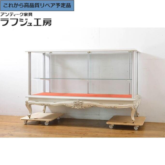 楽天市場】old show case from france 古いフランス製の木製棚型ショー