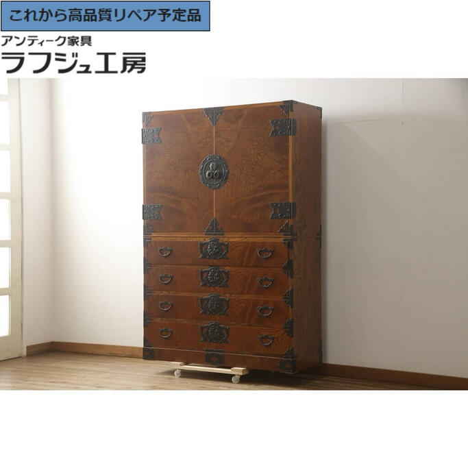 楽天市場】伝統工芸 140万 岩谷堂箪笥「間箪笥」欅タンス 着物 衣装