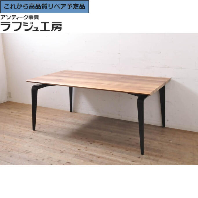 【中古】★事前問合せ必須★ 極美品 ダイニングテーブル リーンロゼ ligne roset ロゼオデッサ ROSEODESSA 4人掛け 6人掛け 食卓 作業台 フランス シンプル 男前 ダイニング 店舗 カフェ ラフジュ工房 送料無料 r-068132|ラフジュ工房 店