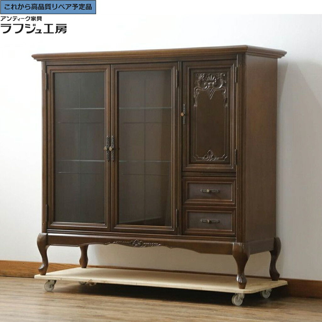 【中古】 美品 ★事前問合せ必須★ キャビネット 国会議事堂納品の高級家具メーカー 徳田家具 r-075192