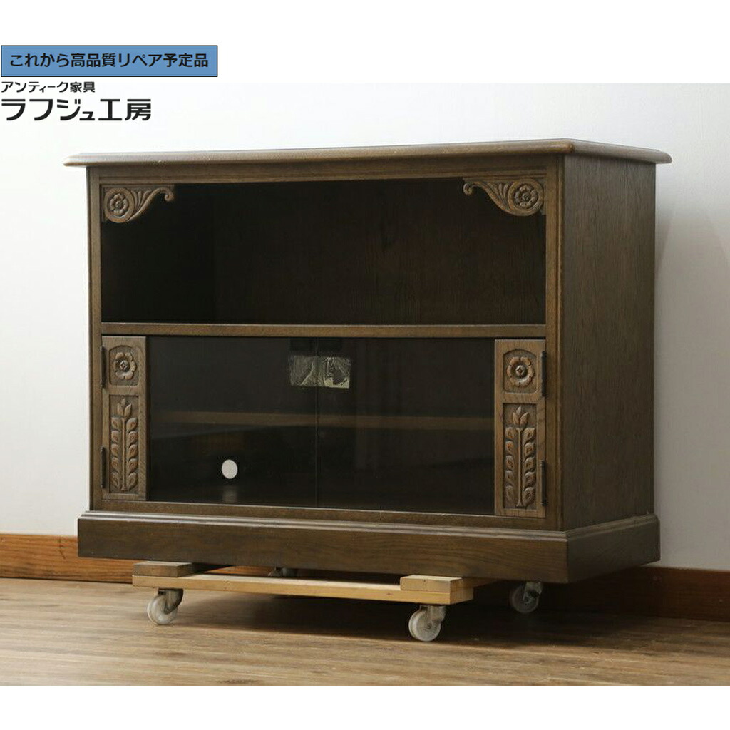 【中古】★事前問合せ至要たる★ 押し入れ オーク材材 神戸洋調度品 r-076662