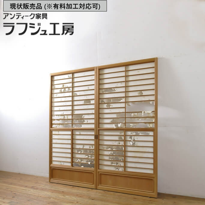 楽天市場】【中古】 ▽現状販売▽ 幅狭猫間障子戸 4枚セット