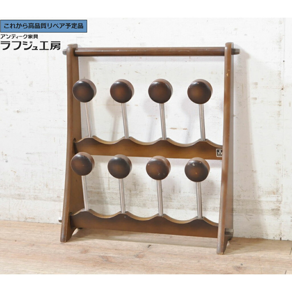 ★事前問合せ至要たる★ 和製ビンテージ 家庭用スリッパ仕合わせ 家庭用スリッパ立て ヴィンテージ 今めかしい 日本 部屋の入り口 喫茶店 ラフジュ細工場 貨物輸送無料 r-072903