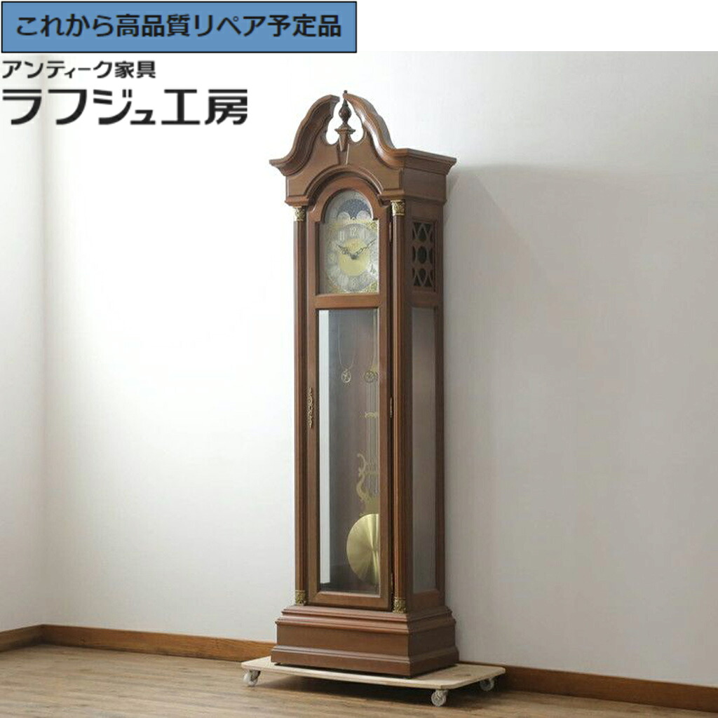 【中古】★事前問合せ必須★ ホールクロック クラシックデザイン r-075434｜ラフジュ工房 店