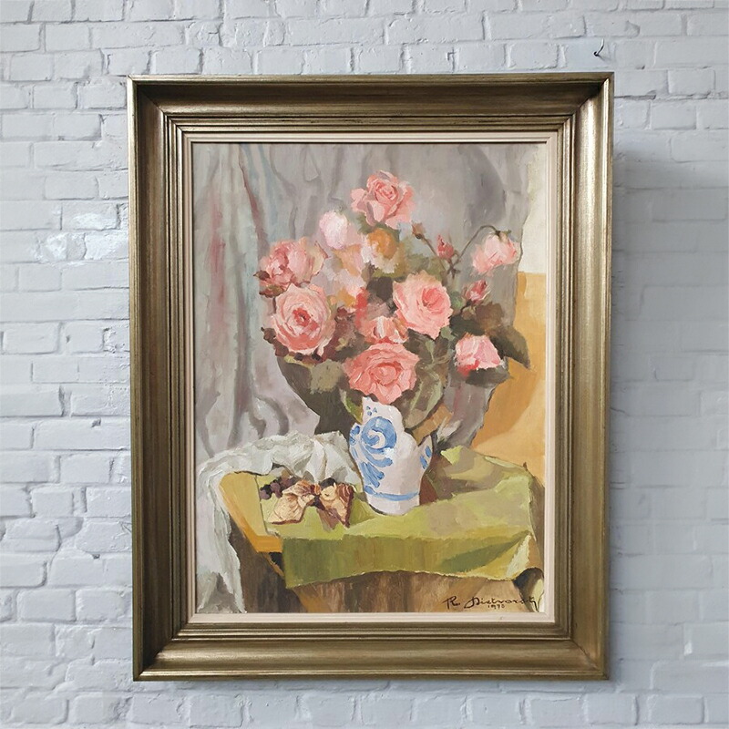 楽天市場】【1970年代】絵画 サイン入り 絵 風景画 玄関