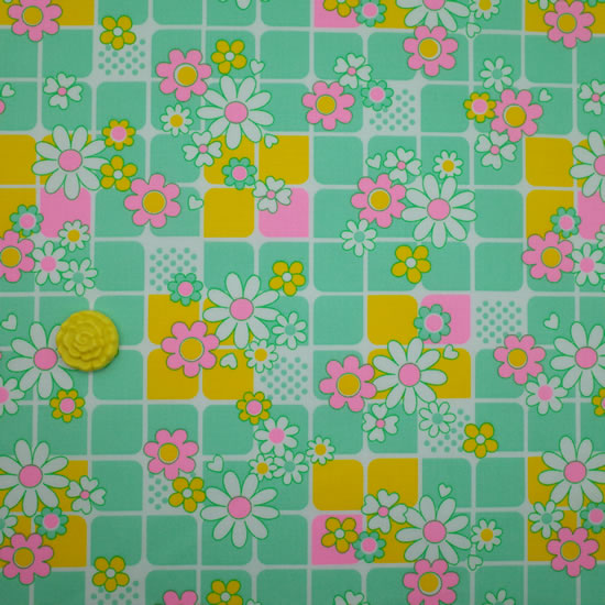 Smile ミント 1mカット済 カラフル かわいい レトロ ハンドメイド パッチワーク 日本製 コットン 生地 蛍光 緑 ゆめかわ 手作り 手芸 ドール 国産 5 Off 綿100 ポーチ パステル グリーン アウトフィット マスク