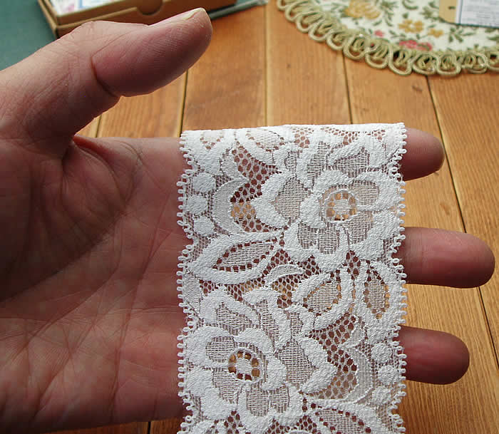 貨物輸送無料 訳あり6 5cm範囲オフ白妙ラッセルストレッチ競 0m 手芸 下着類 内方効用レース 訳ありだからお買得 Barrakuda At