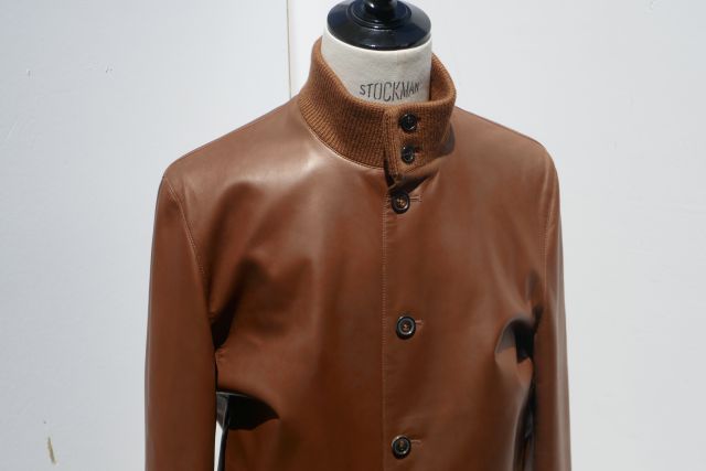 SERAPHIN【セラファン】MODEL BLOUSON211P/最御前上等LAMB子ヒツジ子ヒツジなめし革VICUNA色セラファン版A１上衣(SILK裏打ち遣りかた)