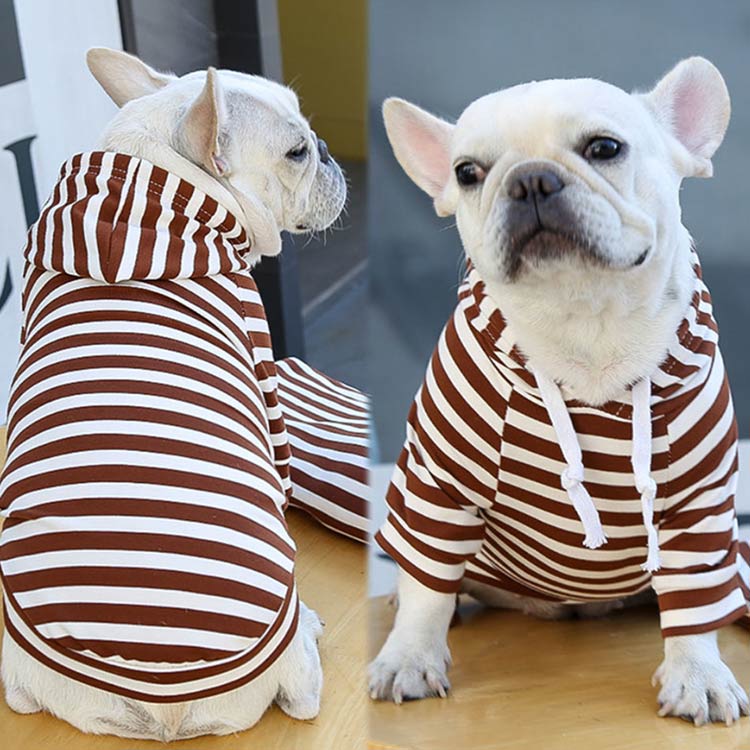 市場 薄手 おしゃれ ネイビー 小型犬 猫服 スウェット ボーダー柄 犬服 ドッグウエア 中型犬 フード付き