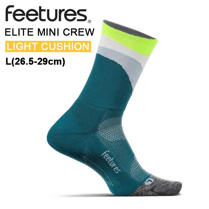 【楽天市場】【10OFF】feetures フィーチャーズ CREW LIGHT 靴下 スポーツソックス ランソックス レッグウェア メンズ