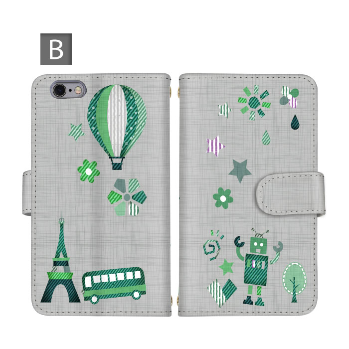 楽天市場 Iphone13 追加 ケースネコポス 送料無料 スマホケース 全機種対応 手帳型ケース イラスト デニム風 気球 ロボット エッフェル塔 Iphone Xperia Galaxy Aquos Arrows Digno ファーウェイ Zenfone らくらくフォン Android One Oppo Urbarno Disney Mobile Isai