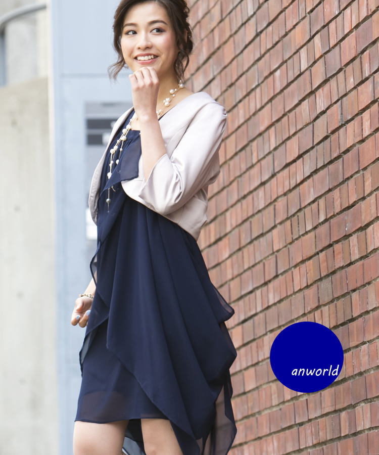 楽天市場 フォーマルドレス 50代 結婚式 ワンピース ミモレ丈 パーティードレス フォーマル 大きいサイズ 大きい ネイビー 黒 ファッション 袖あり レース お呼ばれ ミセス 代 30代 40代 60代 ママ 秋 春 秋冬 母の日 プレゼント 冬 ａｎｗｏｒｌｄ